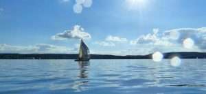 Sailboat on Ullswater lake - Activities in the Lake District